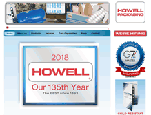 Tablet Screenshot of howellpkg.com